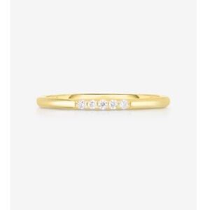 Ring Concierge Row Stackable Ring 14K Yellow Gold Size 5